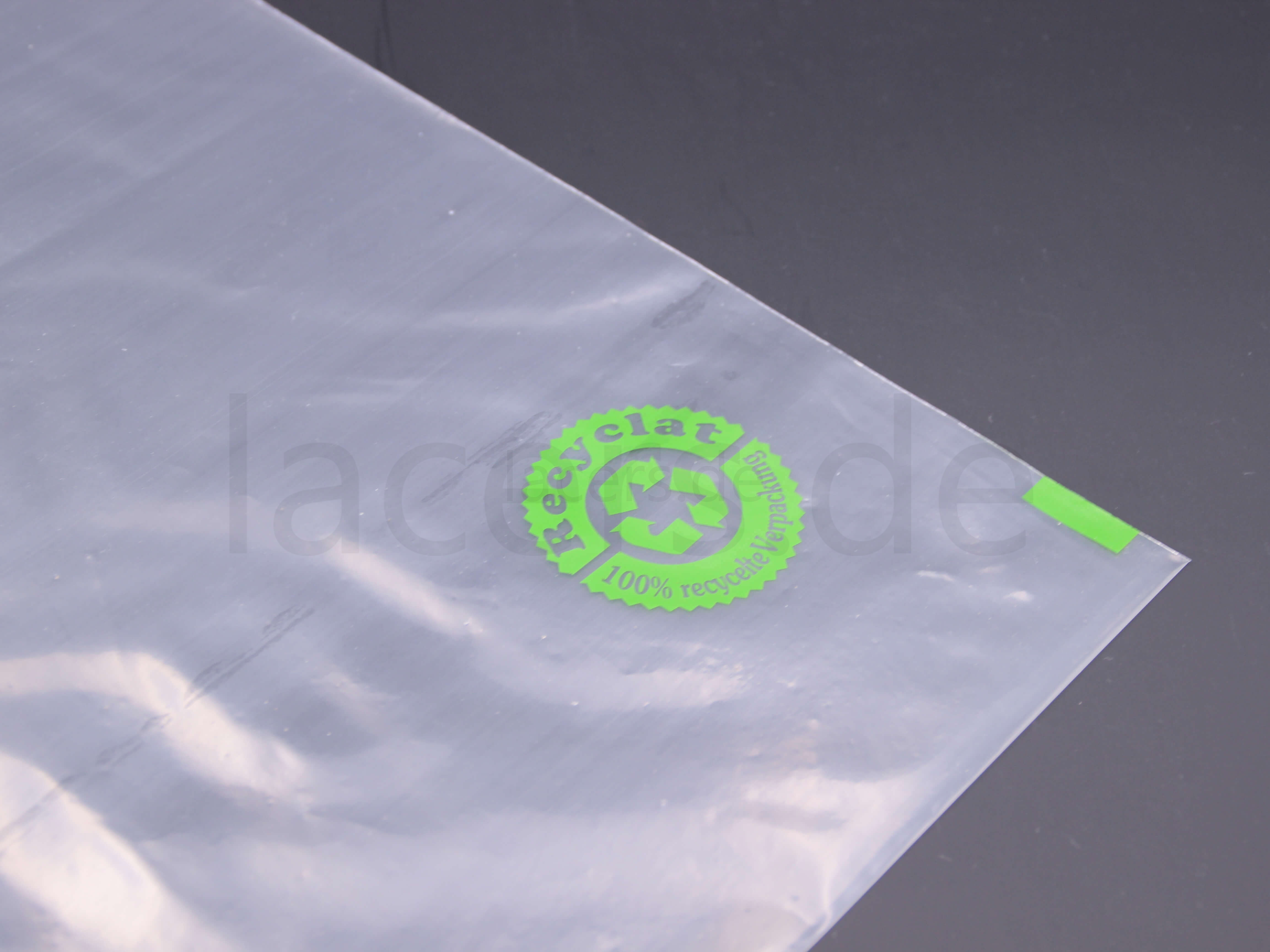 Rezyklat-Flachbeutel 25my, 160x250mm